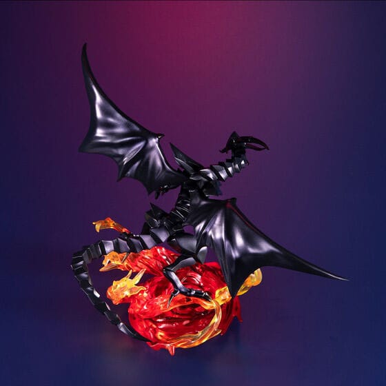 Statuette Dragon Noir Yeux Rouges - Monsters Chronicle - PRECOMMANDE*