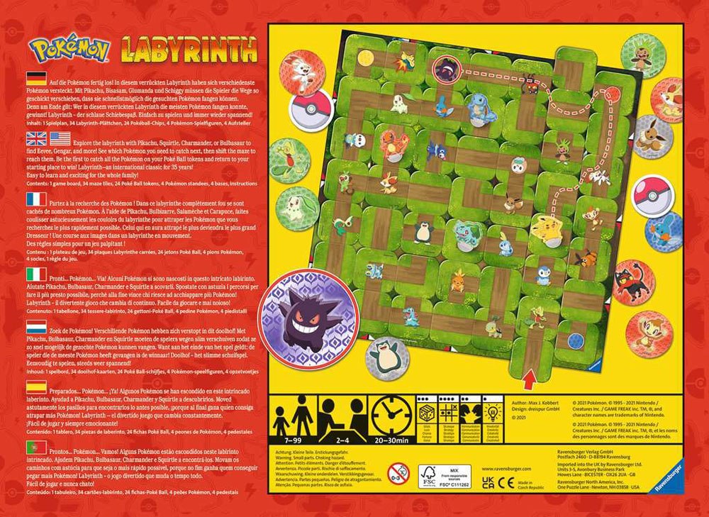 labyrinth pokemon ravensburger