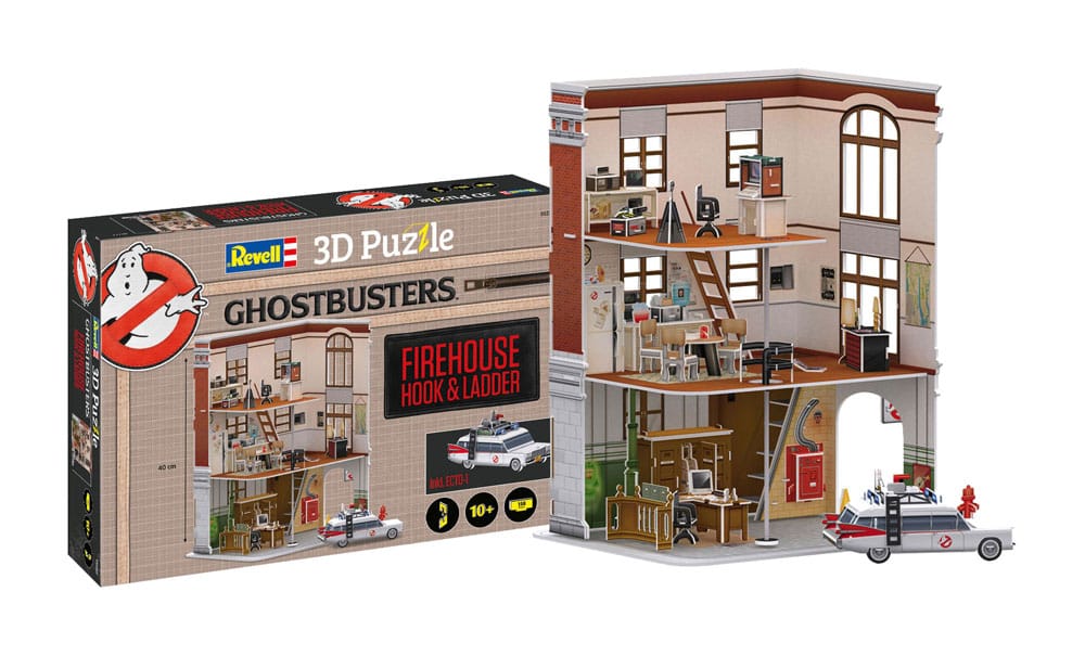 Ghostbusters 3D Puzzle - Firehouse Hook &amp; Ladder 