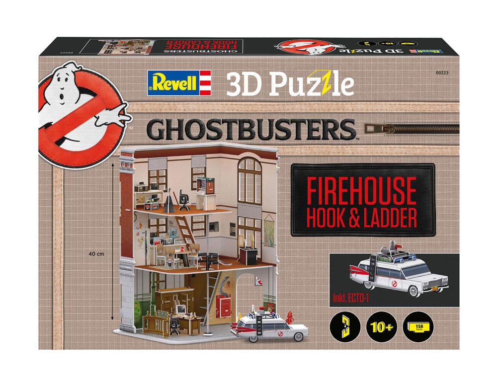 Ghostbusters 3D Puzzle - Firehouse Hook &amp; Ladder 