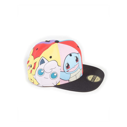 Pokemon Snapback Cap – Multi Pop Art