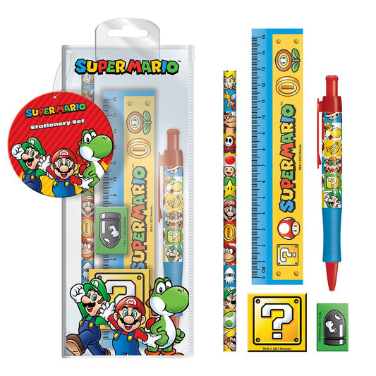 Super Mario Briefpapier-Set 