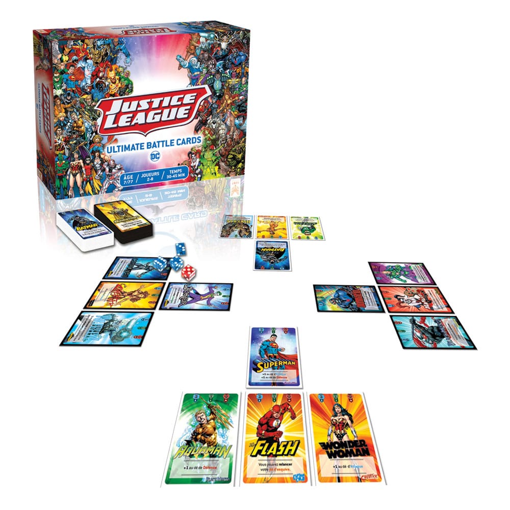 Jeu de Cartes Justice League - Ultimate Battle Cards