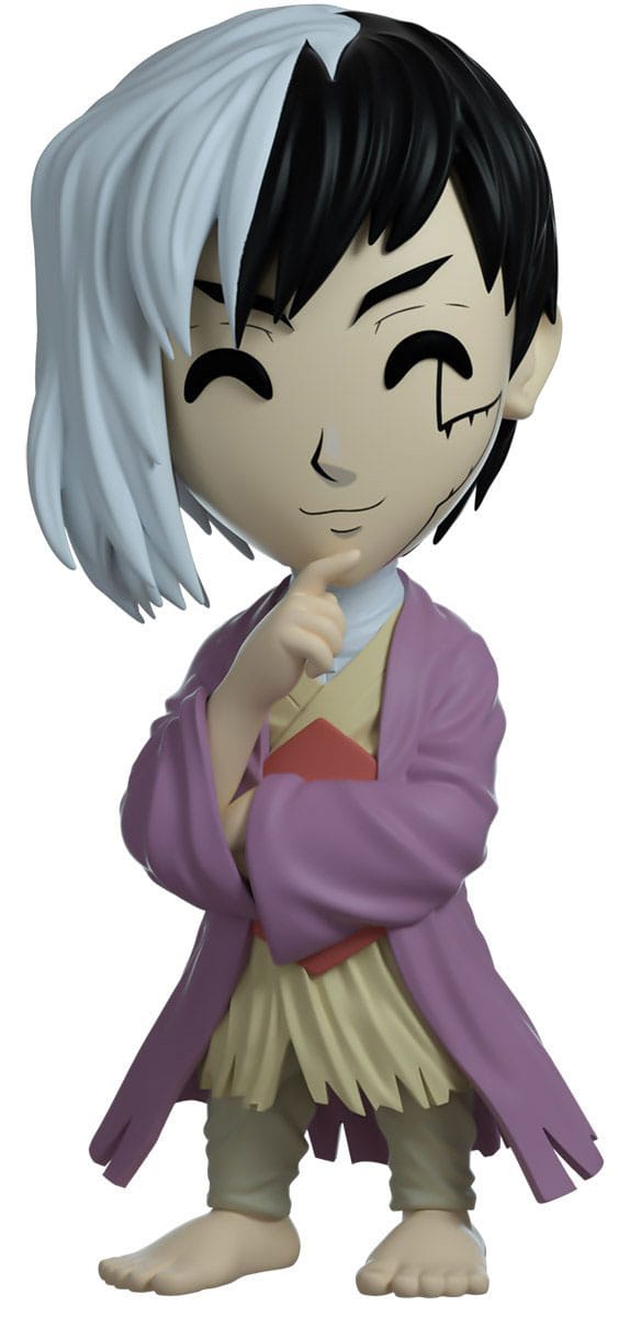 dr stone vinyl figurine gen asagiri youtooz