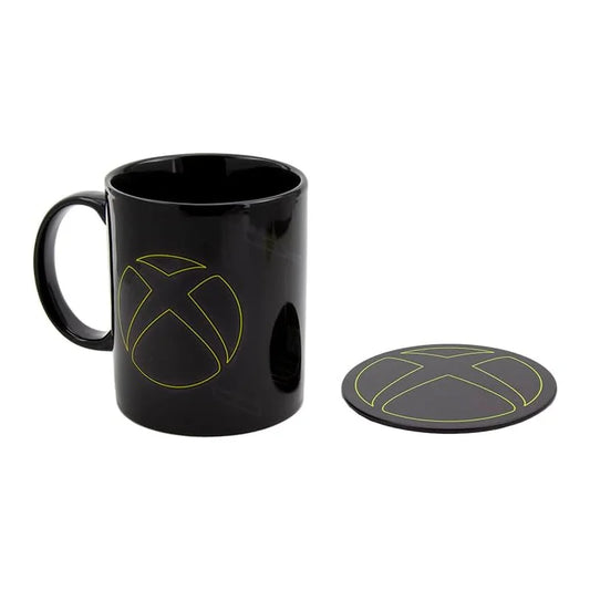 XBOX Metallic-Tasse und Untersetzer