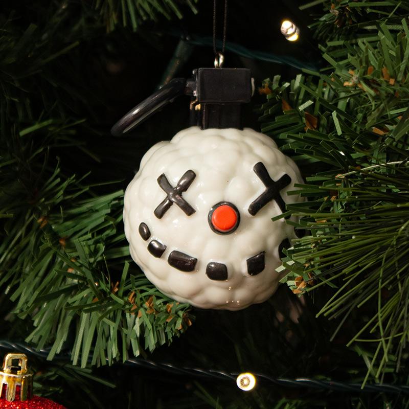 Boule de Noël Snowball Grenade 3D