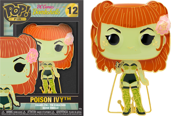 DC COMICS Pop Large Enamel Pin N° 13 Poison Ivy