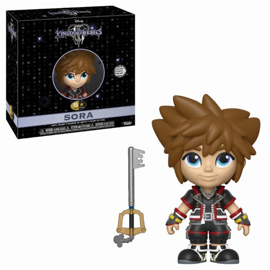 DISNEY 5 Star Vinyl Figure 8 cm Kingdom of Hearts 3 Sora