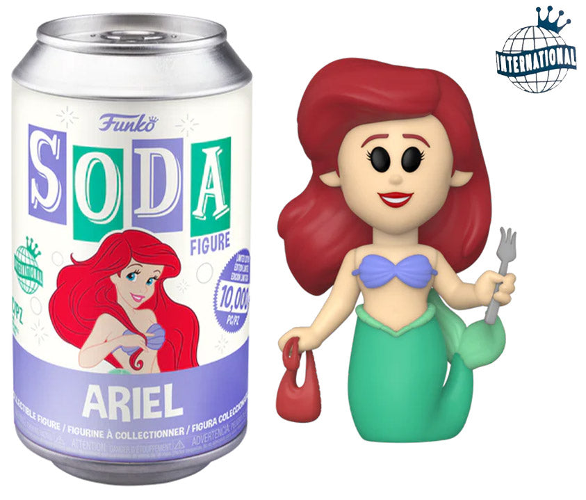 DISNEY Vinyl Soda Ariel avec Chase