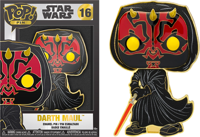 STAR WARS Pop Large Enamel Pin N° 16 Dark Maul